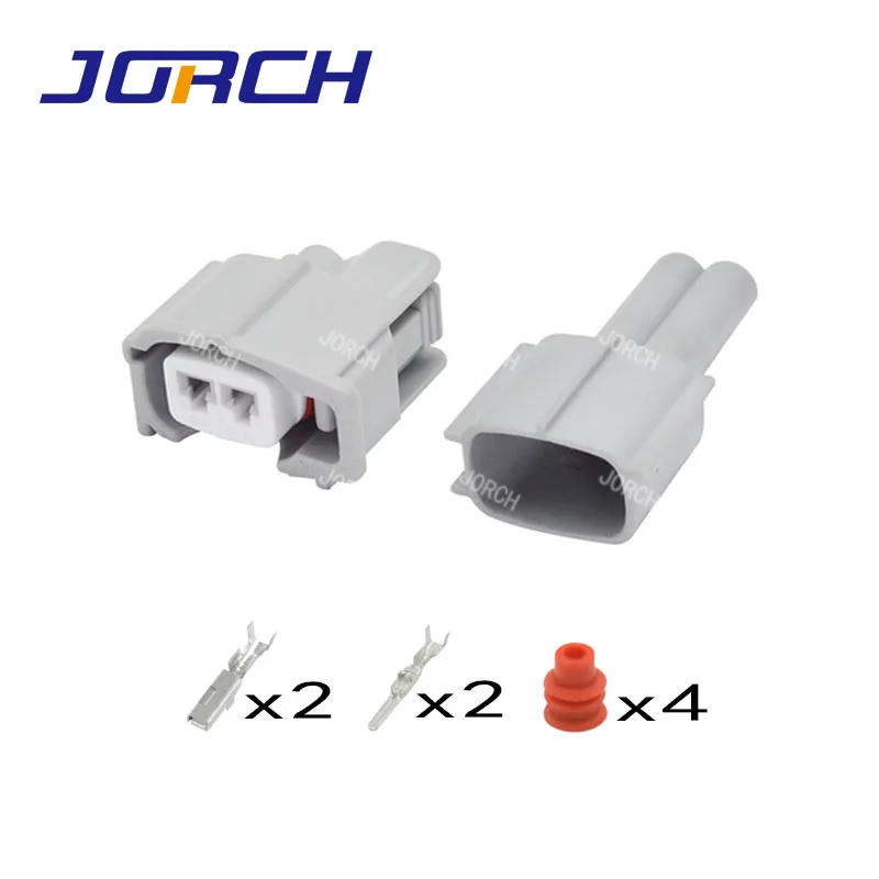 2 Pin Female Injector Knock Sensor Plug Waterproof Auto Wire Harness Connector 6189-0611