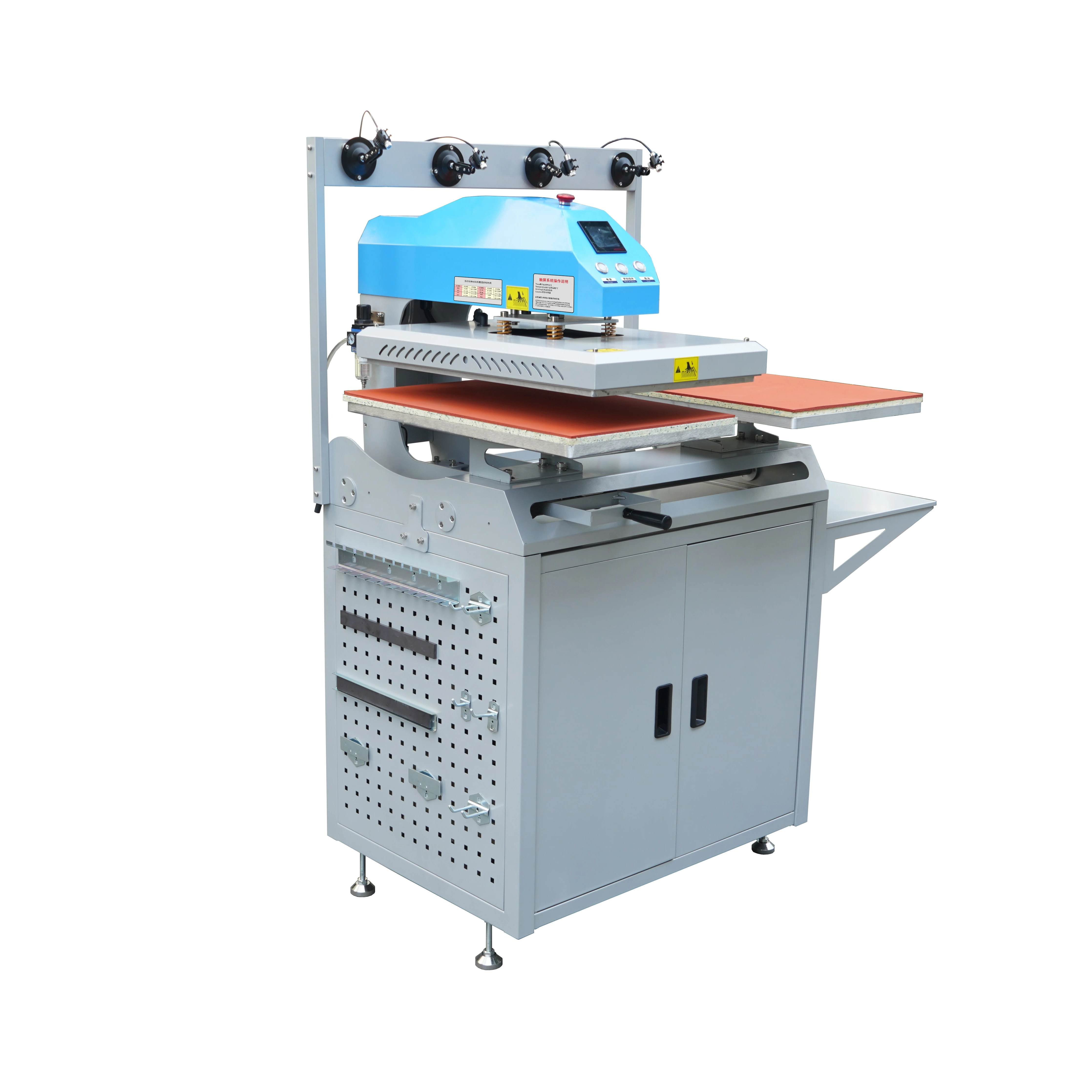 

Audley 40*60 Automatic Hydraulic Heat Press Transfer Machine Double Press Station for Cap Sublimation Letterpress Plate Used