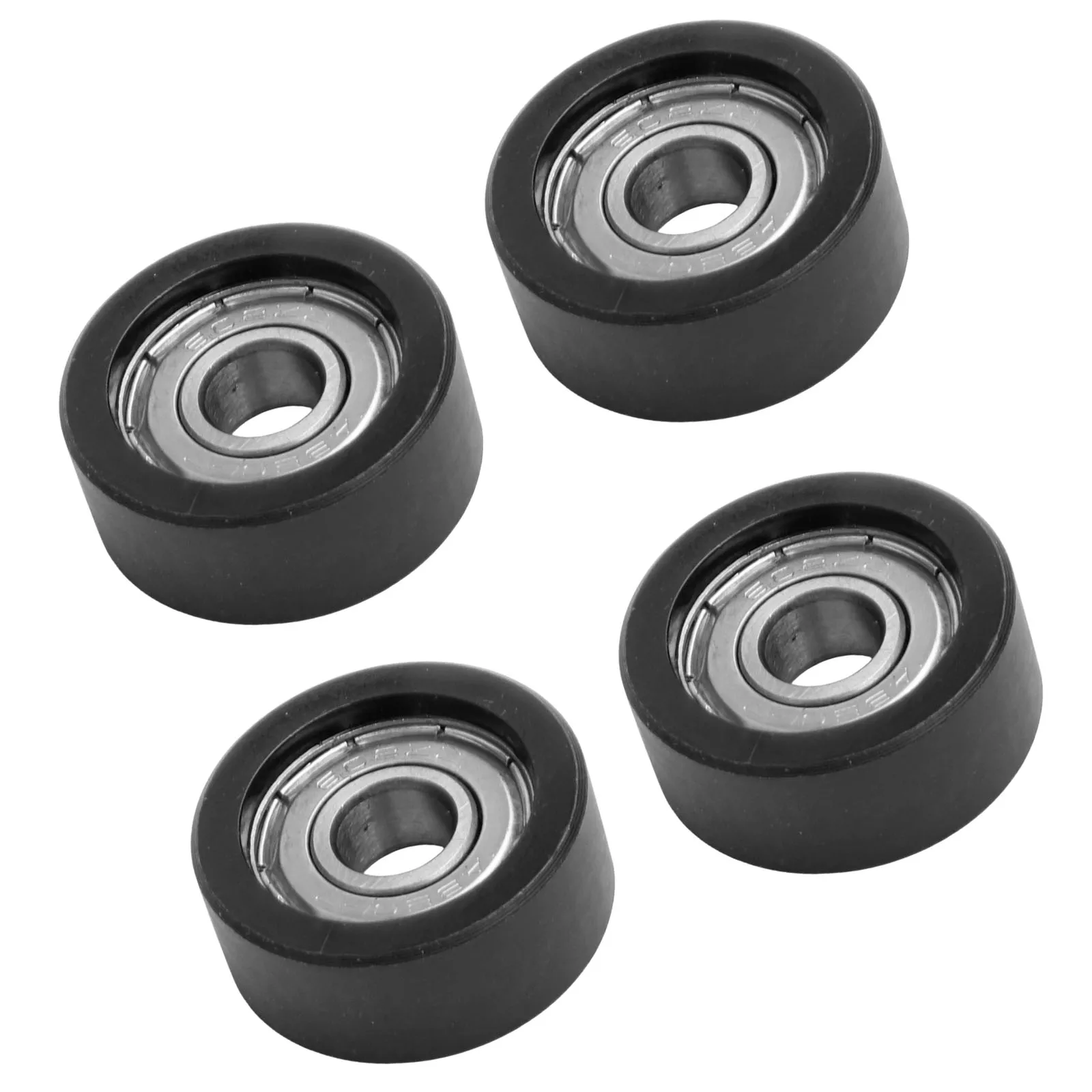 4 Pcs Silent Guide Wheel Bearing Rolling Pulley Rowing Machine Pulley Seat Cushion Pulley Seats Cushion Moving Wheel 8*27*11mm