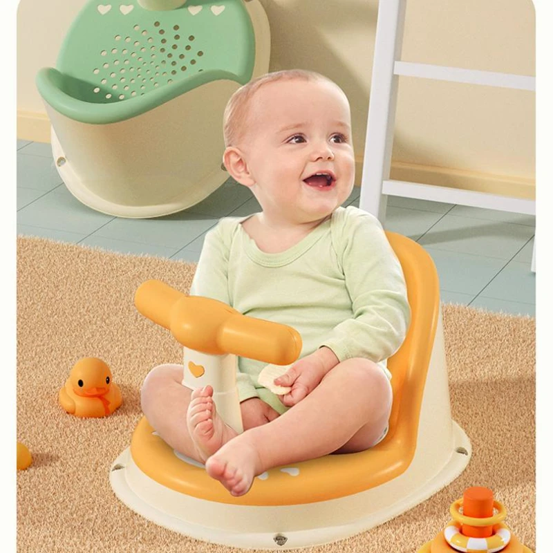 Asiento de ducha para niños, soporte de ducha portátil para recién nacidos y niños pequeños, accesorios de crecimiento para niños