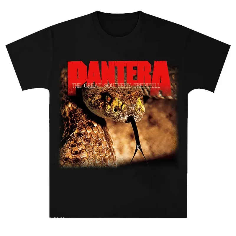 Hot Pantera Band's Dark Rock Punk Vintage Classic Album Amerikanisches Herren-Kurzarm-T-Shirt – Detail 7