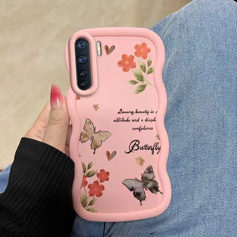 Étui Flexible volant papillons d'automne décontracté, conçu pour Reno3 4G, anti-rayures pour OPPO A Reno k F 27 10 58 2 4 54