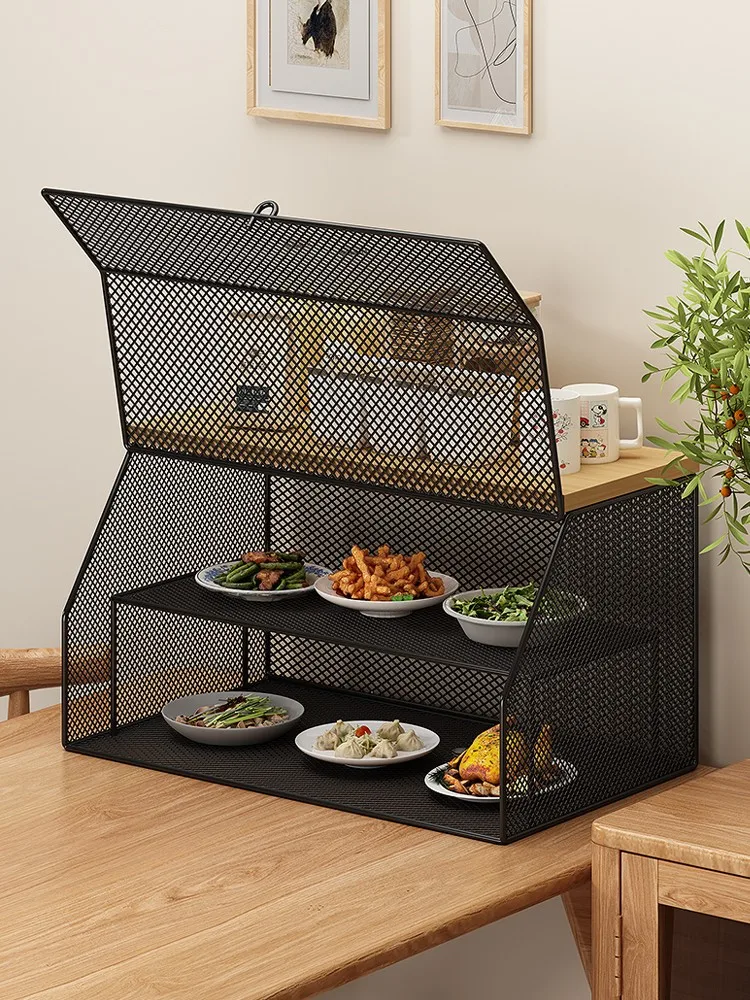 

Кухонный стол, многослойный чехол для хранения, защита от мух, крышка для остатков еды, защита от мух и комаров, чехол для обеденного стола