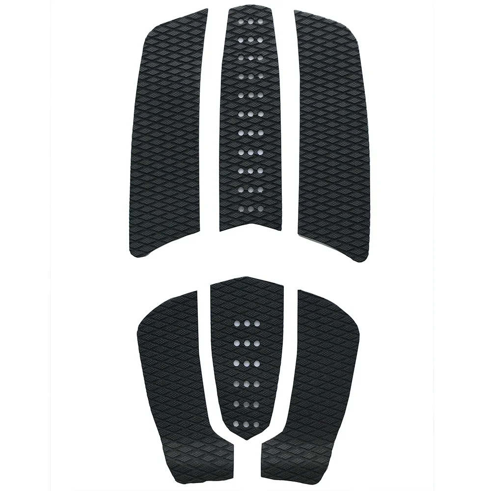 Surfing Traction Pads 6 Piece Dot Cross Stripes Cozy Premium EVA with Grip Surfboard 3M Back Glue Foot Pads Bodyboard Have Fun