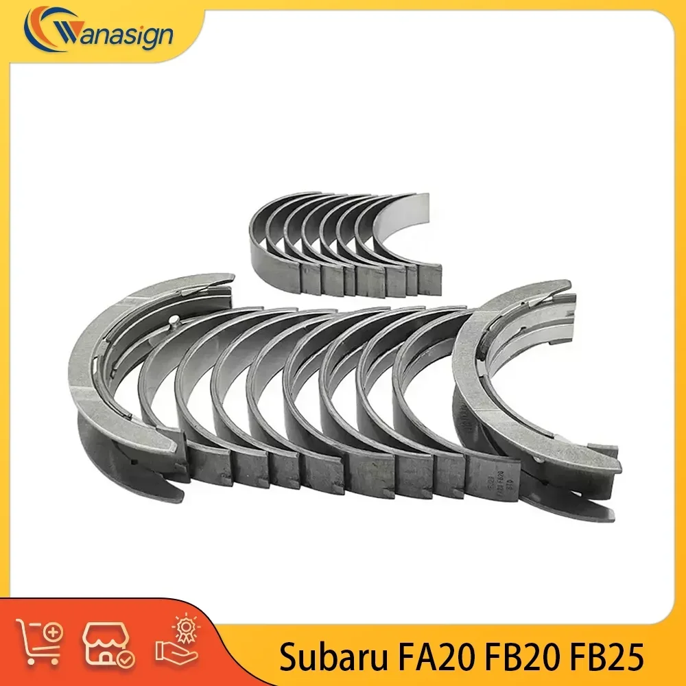 Engine Crankshaft Main & Con Rod Bearing Set For Subaru FORESTER IMPREZA LEGACY OUTBACK WRX XV 2.0L 2.5L FB20 FB25 2010-2024