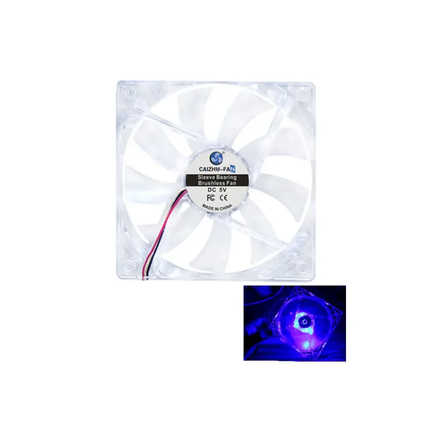 pa 120MM 12CM 12025  CPU Fan 120x120x25MM DC 5V 12V 24V Computer Case Cooling Fan 3PIN LED