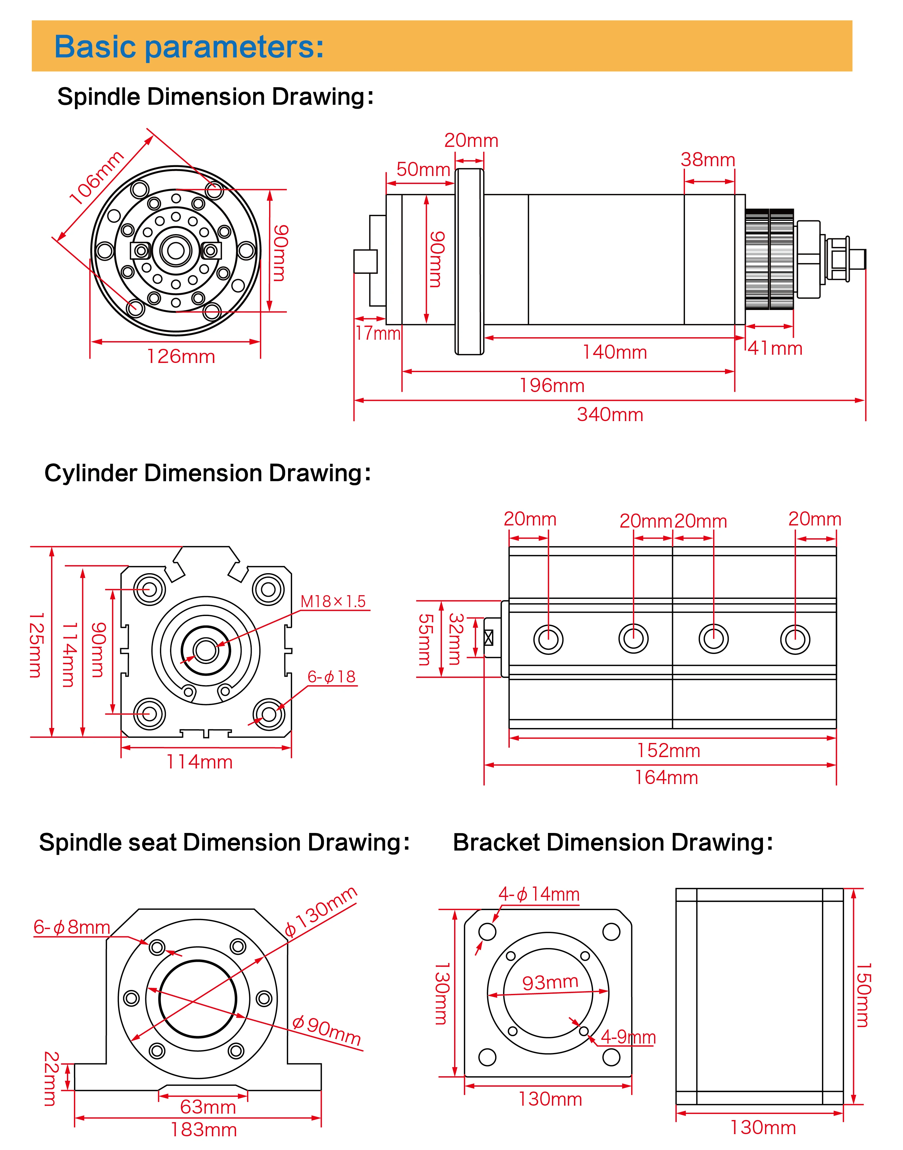 【EU】Table BT30 CNC ATC Spindle No Power Five Bearing 6000rpm Large Torque