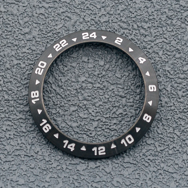 Mod NH35 Case Bezel Insert SKX007 with Figure Stainless Steel Rotatable Bezel Fit Seiko Men Waterproof Watch Replace Bezel