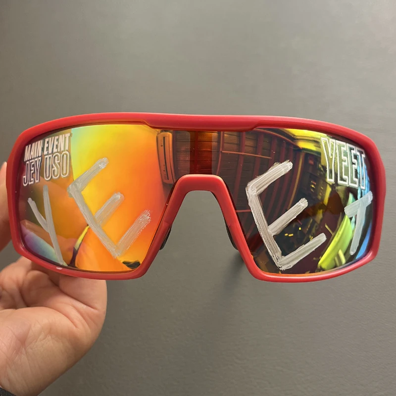 Jey Uso YEET Sport-Sonnenbrille für Erwachsene, Bloodline Wrestling, Fan-Ausrüstung, seltene Farben, sportliche Sonnenbrille für Männer und Frauen – Detail 6