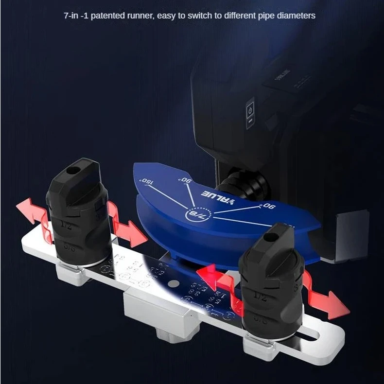 

Value Electric Pipe Bender VEB-1 Lithium Battery Pipe Bender HVAC Refrigeration Service Tool