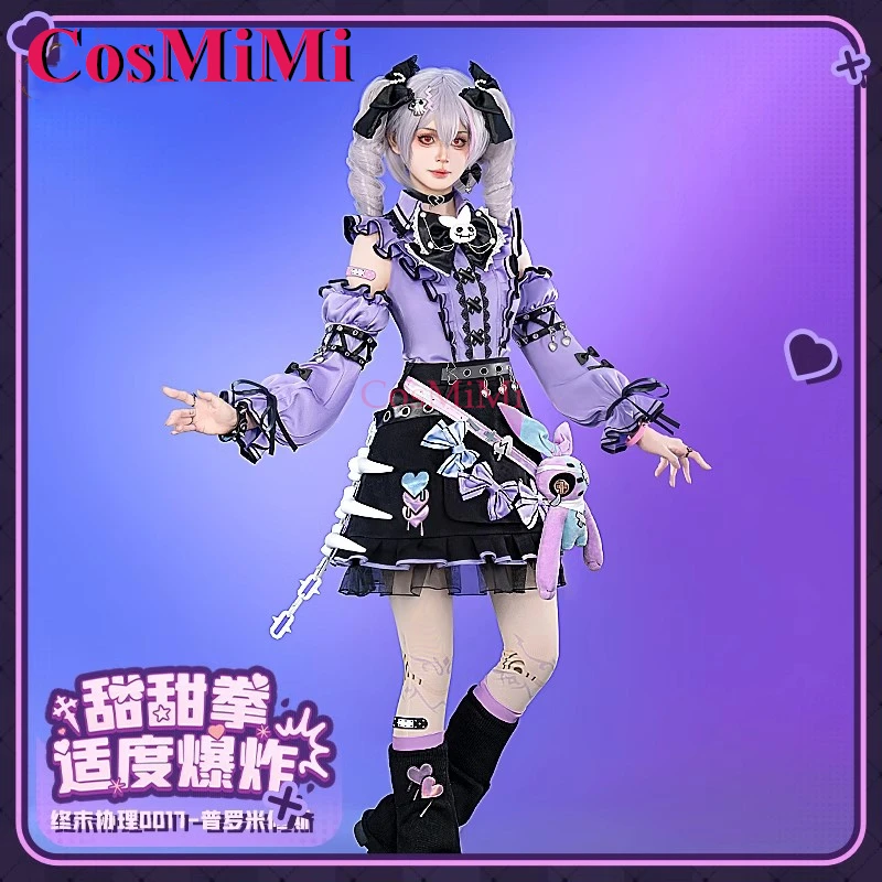 CosMiMi Game Honkai Impact 3 Prometheus Cosplay Costumes Sweet Fist Explodes Moderately Dress Carnival Party Role Play Clothing
