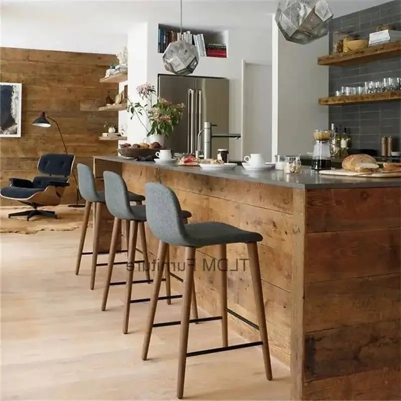 

Make Up Modern Bar Chairs Nordic Reception Minimalist Relaxing Bar Chairs Fashion Ergonomic Restaurante Muebles Home Furniture