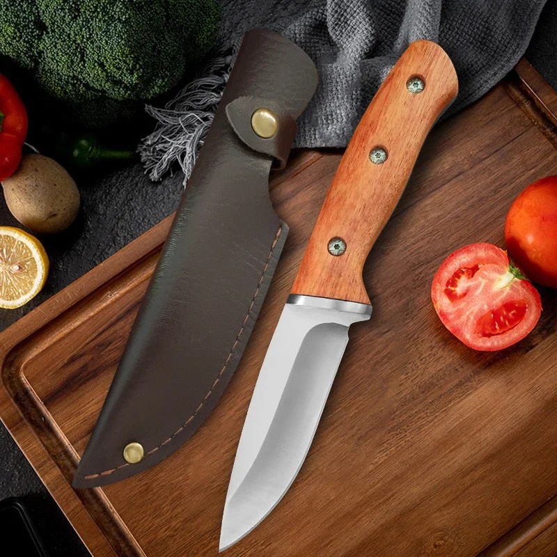 Utility Cooking BBQ Knife Slicing Boning Fishing Knife Hand Forged Kitchen Knife Butcher Cleaver Meat Chop Vegetables Chef Tools