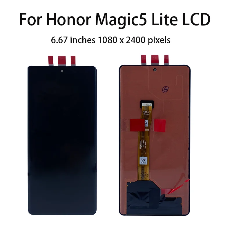 Imagem -02 - Lcd Touch Screen Digitizer Assembly Substituição para Huawei Honor Honor Magic5 Lite Rmo-nx3 Novo