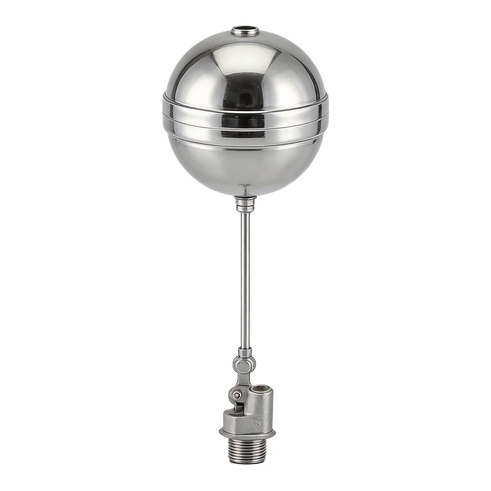 Sleek Design Automatic Float Valve Made of Stainless Steel Suitable for Various Liquids Size Options DN15 DN25
