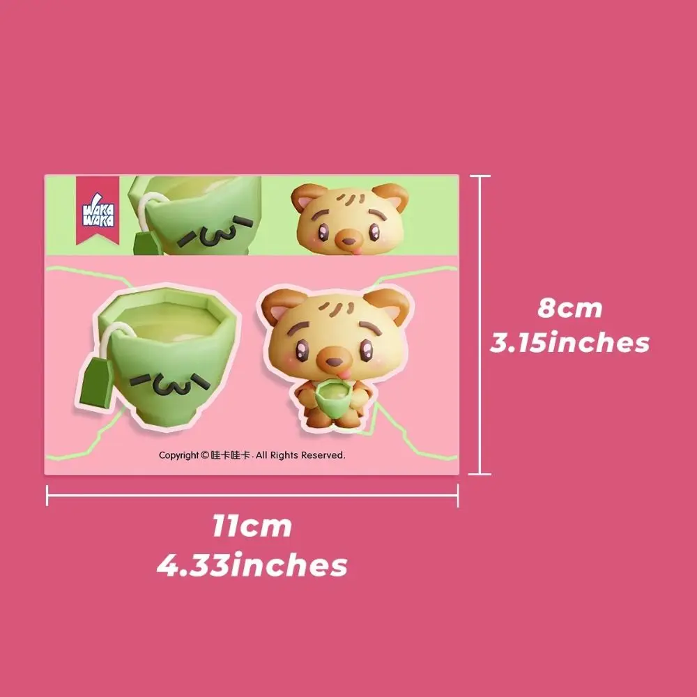 2pcs 2025 Cute Planner Clips Acrylic Decorative Paper Clamp Multifunctional Durable School Supplies