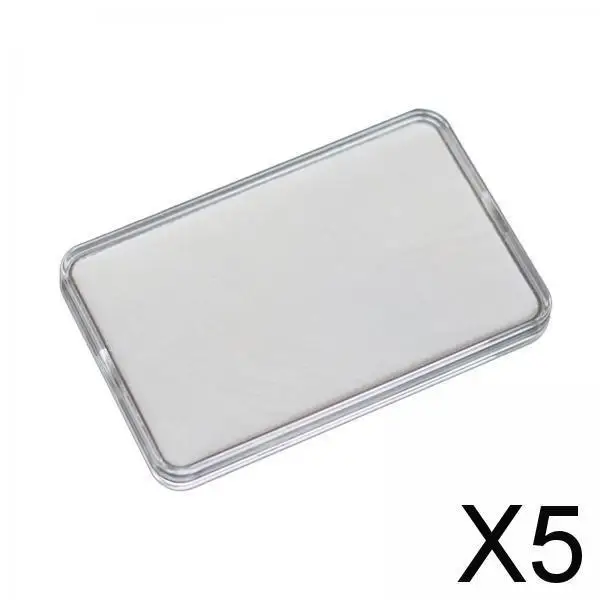 5X Transparent Ancient Collection Display Storage Box Case Easy to Use