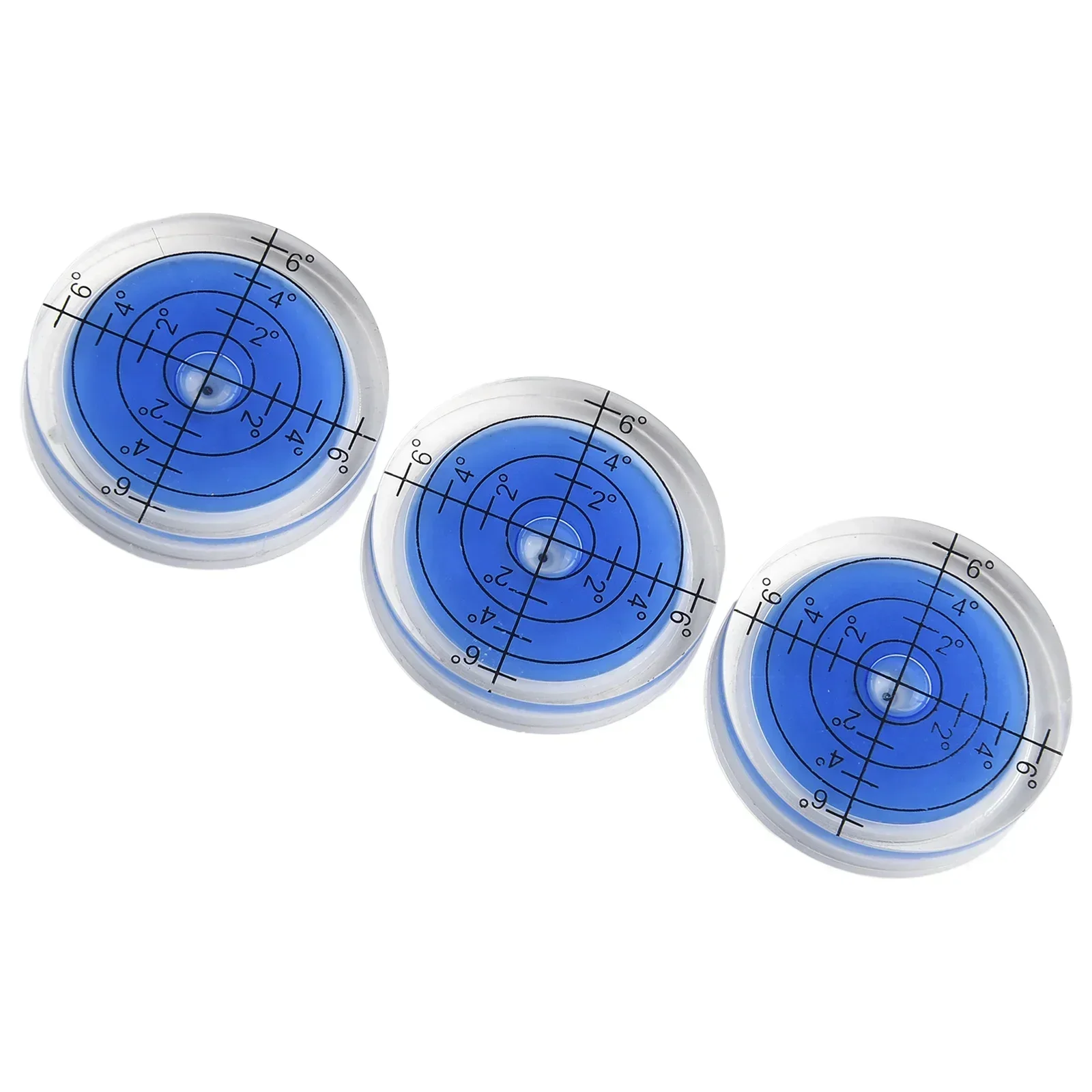 3pcs 32mm Horizontal Bubble Level Degree Mark Level Round BubbleLevel Circular Measuring Meter Measuring Tools