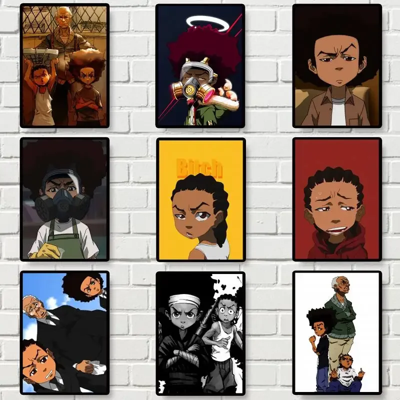 Huey Freeman The Boondocks Cartoon POSTER Poster Prints Wall Pictures Living Room Home Decoration Small