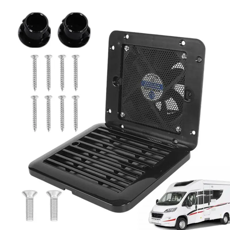 

Боковой вентилятор для автодома, вытяжной вентилятор 12 В, вентиляционное отверстие для холодильника, рассеивание тепла, высокоэффективная защита от дождевой воды, вентилятор для автофургона