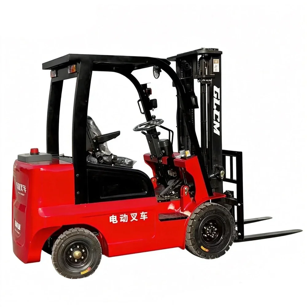 3 Fulcrum Electric Truck Forklift 2.5 Ton All Terrain Mini Forklift with Dual AC Motor 1 Year Warranty