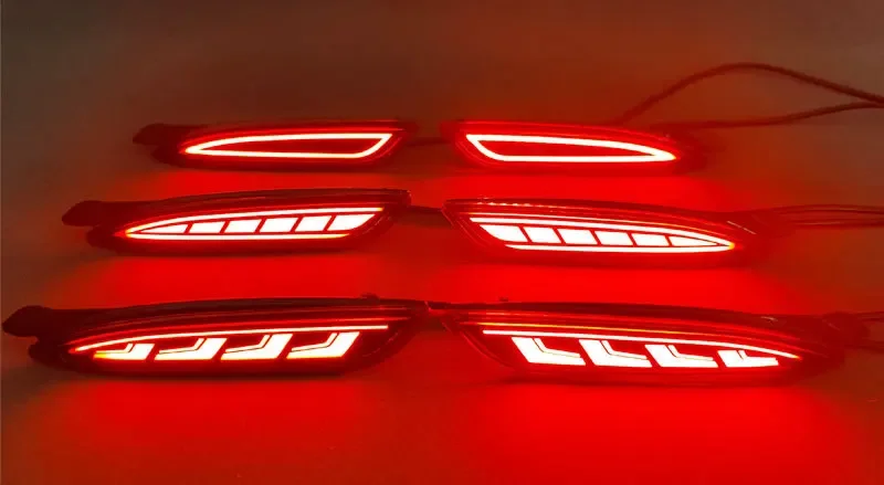 For Mazda CX-5 CX5 2022-2026 Car Rear Bumper Light Reflector Upgrade LED Sequential Turn Signal Driving Brake Lamp Accessories detail image 13