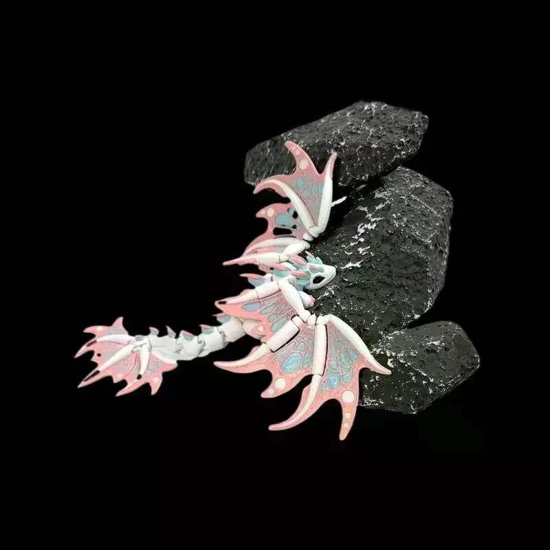 3D Printed Emperor Dragon Durable Desktop Decoration Small Ornament Birthday Gift Animal Figurine