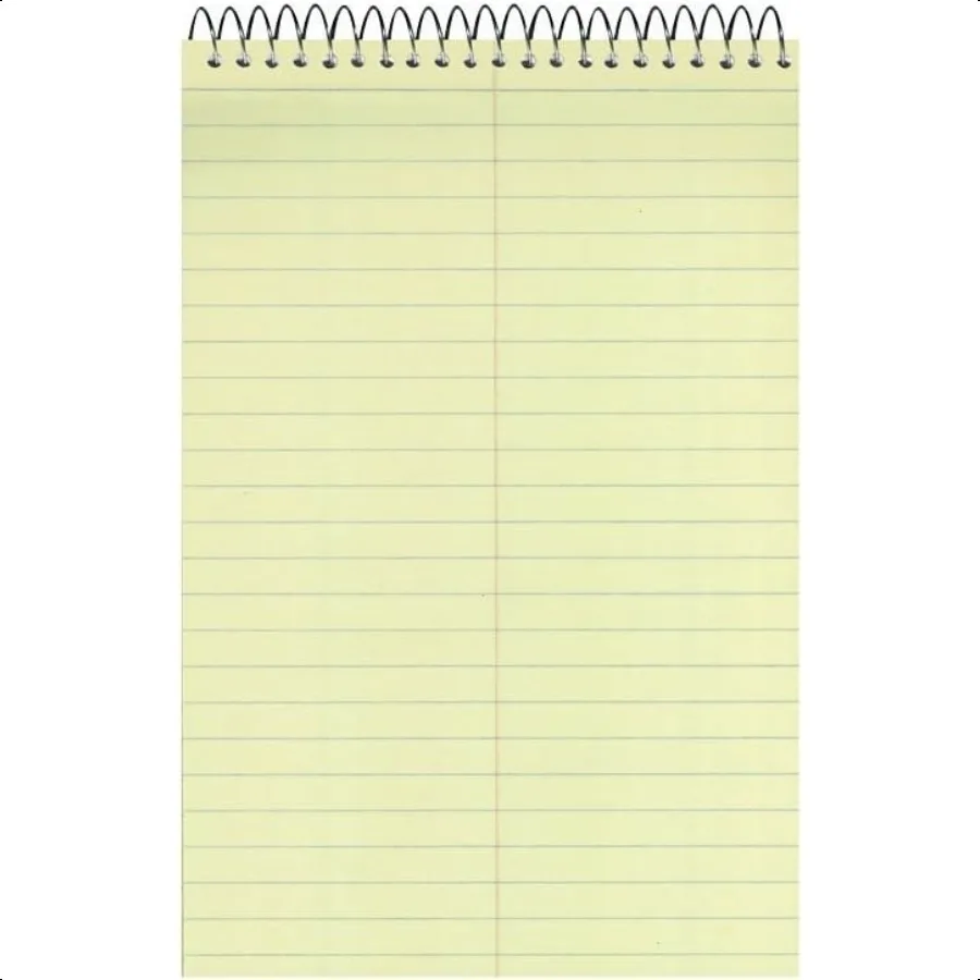 دفتر ملاحظات National Steno GreggRuled Green EyeEase Paper 12 دفاتر ملاحظات مقاس 6 × 9 بوصة 60 ورقة لكل مجموعة 3664612