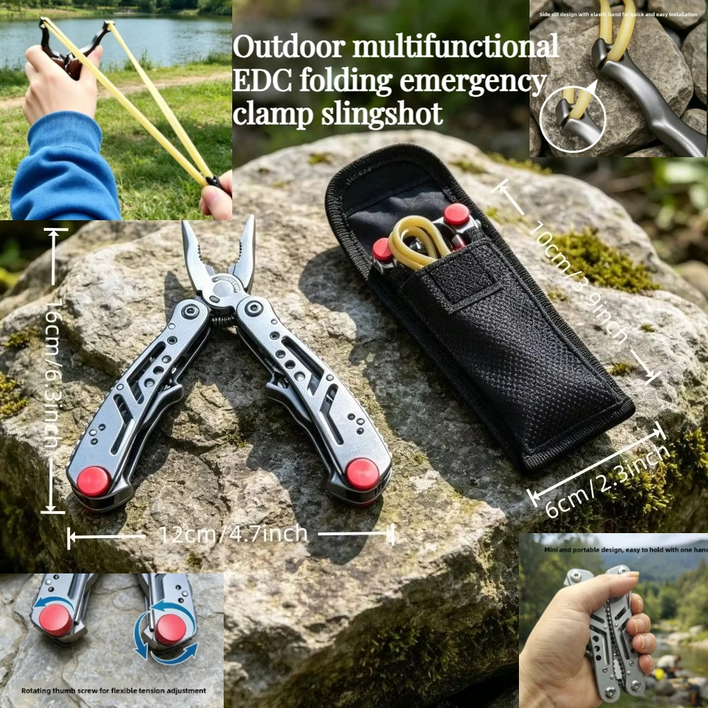 1pc Multi Functional Outdoor Combination Tool Pliers Camping Folding Storage Emergency High-precision Hunting Tool
