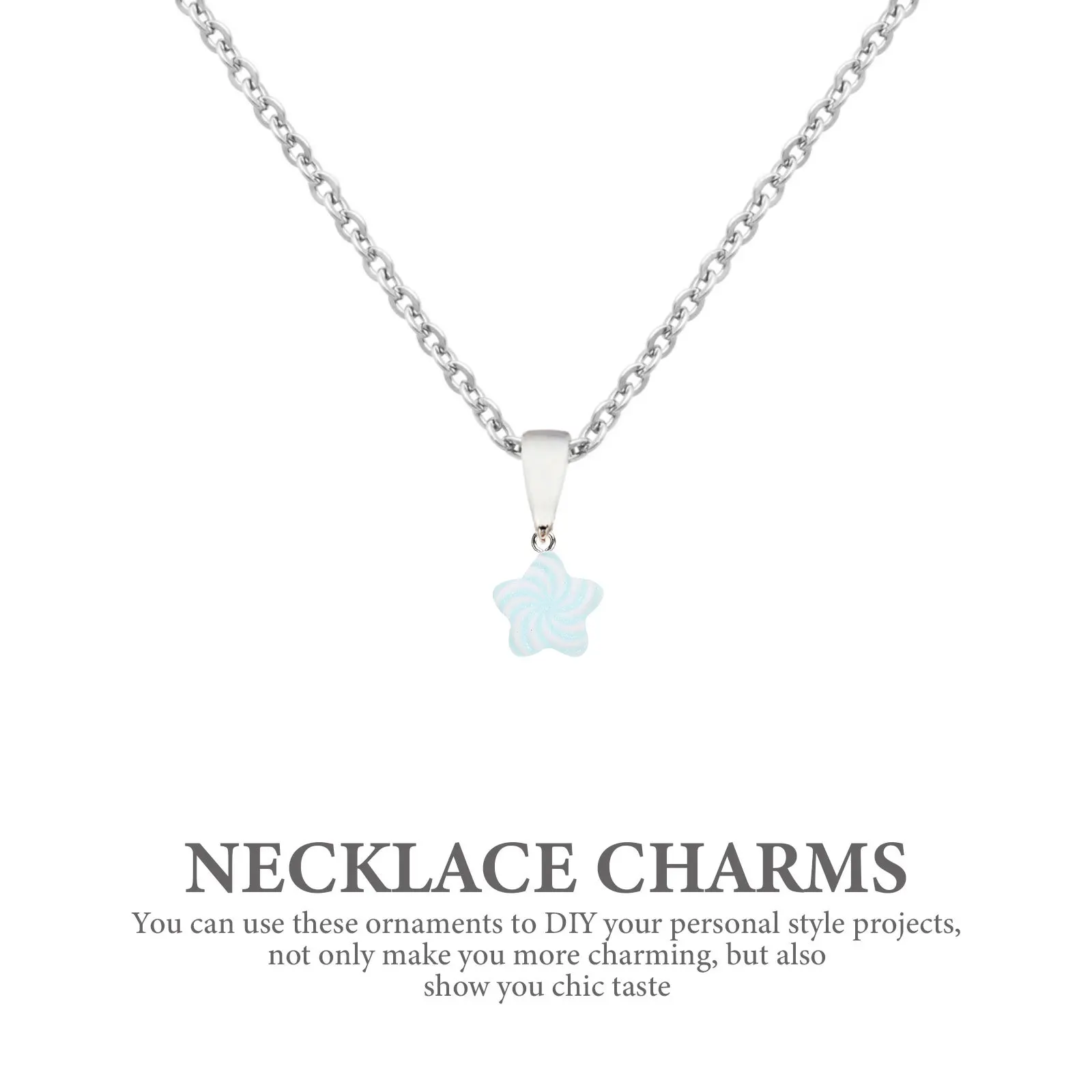 

20Pcs Star Shaped Acrylic Pendants Joyful DIY Jewelry Making Necklace Bracelet Charms Charms Jewelry Making Supplies