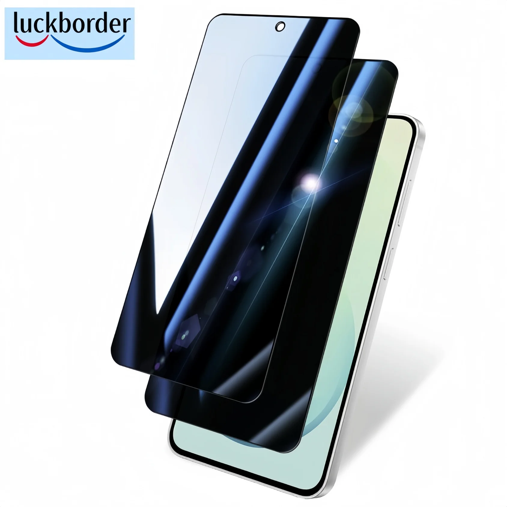 2 Pcs Privacy Screen Protector for Samsung Galaxy S26 S25 Ultra Plus FE,  9H+ Hardness,Support Fingerprint Unlock,Anti-Scratch