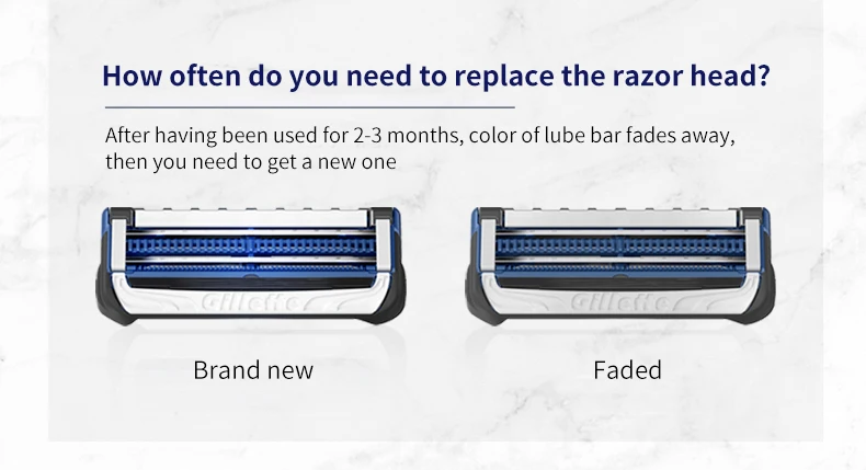 4/8 Pcs Gillette Skin Guard razor blades Gillette shaver head suitable for Gillette Fusion and Skin Guard series shavers