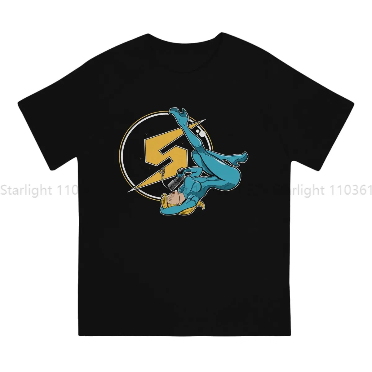 Super Metroid Creative TShirt for Men Brinstar Bombshell Round Collar T Shirt Hip Hop Gift Tops