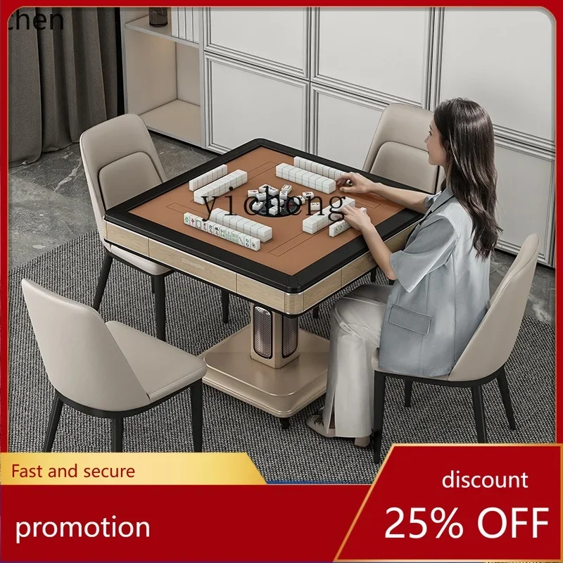 v1  Mahjong Machine Automatic New Smart Dining Table Dual-Use Mahjong Table Folding Household