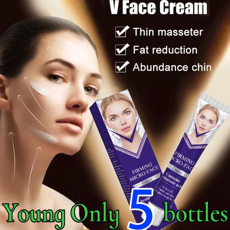 Firming Micro-face Cream Face Lift Firming V Line Shape Facial Lifting Double Chin Tighten Fat Burning Skin Care Products