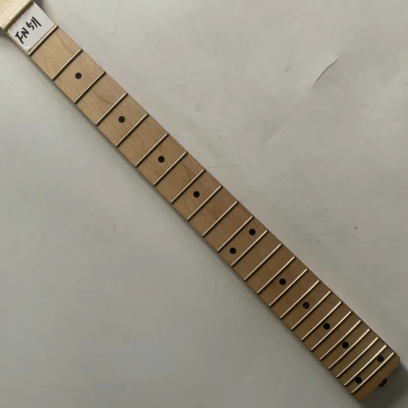 FN511 Original EKO Without LOGO Electric Guitar Neck Maple Wood  24 Frets for  DIY Guitar Parts Trussrod From Neck Heel