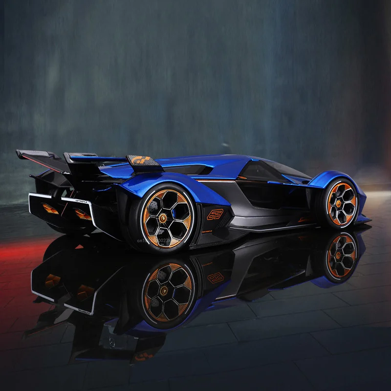 Maisto 1:18 Lamborghini V12 Concept Car Model Alloy Diecast Simulation Exquisite Interior Design Vehicle Collection Toys Gifts