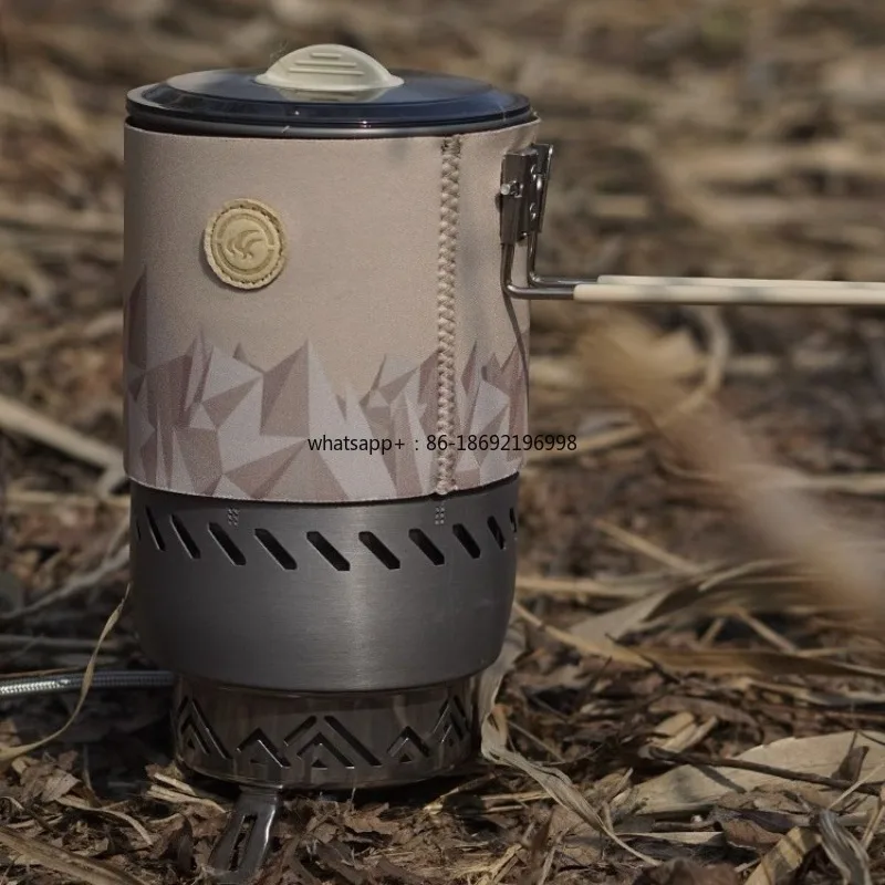 Split Infrared Stove Camping Pot Gas Stove Outdoor Heating Stove Collector Head