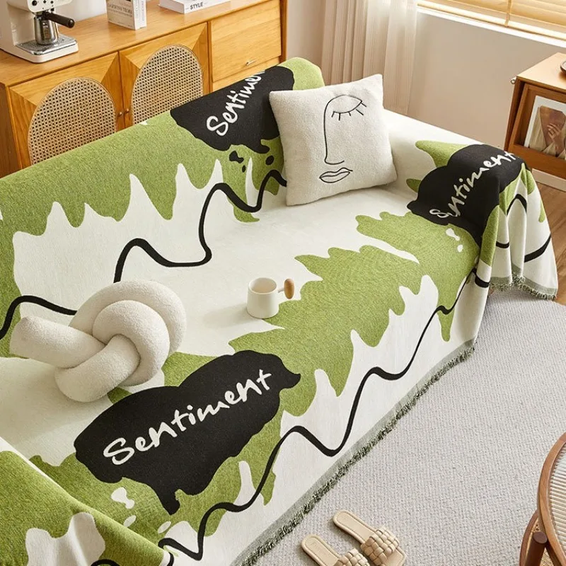 1PC Chenier Sofa Towel Nordic Simple Modern Thickened All-inclusive Sofa Cover Cushion Blanket Home Textile Comfort Fabric