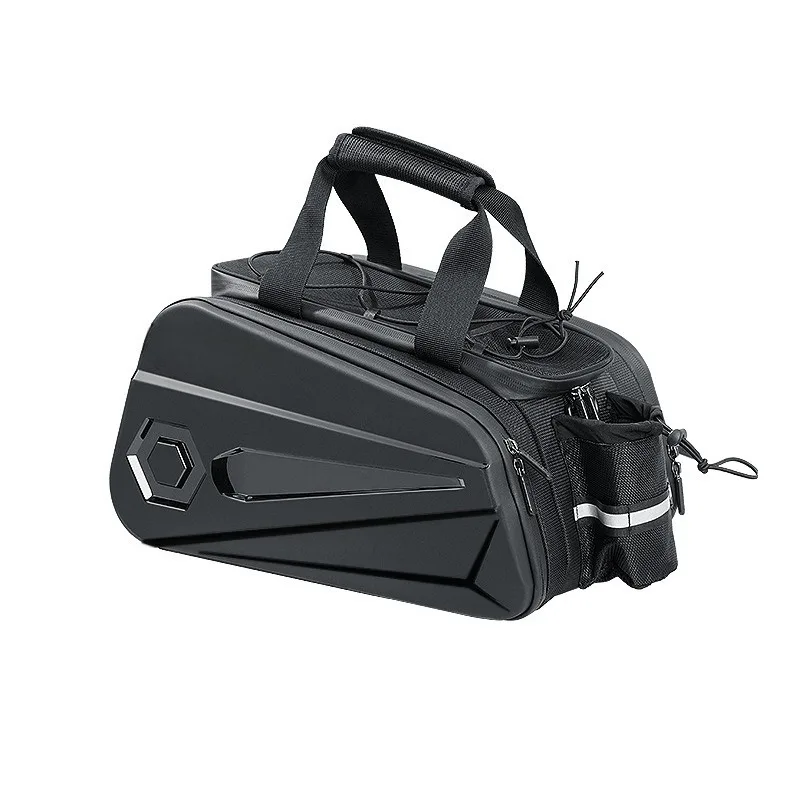 Bicycle hard shell rear shelf bag Bicycle large capacity waterproof bag