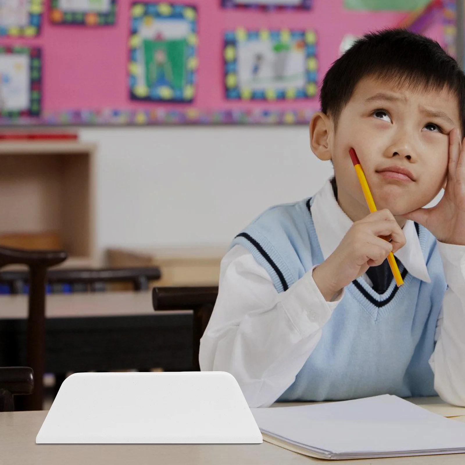 4 قطعة دعامة دعم التقسيم حامل مستقر لفواصل شاشة المكتب مقسم الغرفة البلاستيكية حامل قاعدة مقسم الشاشة #1