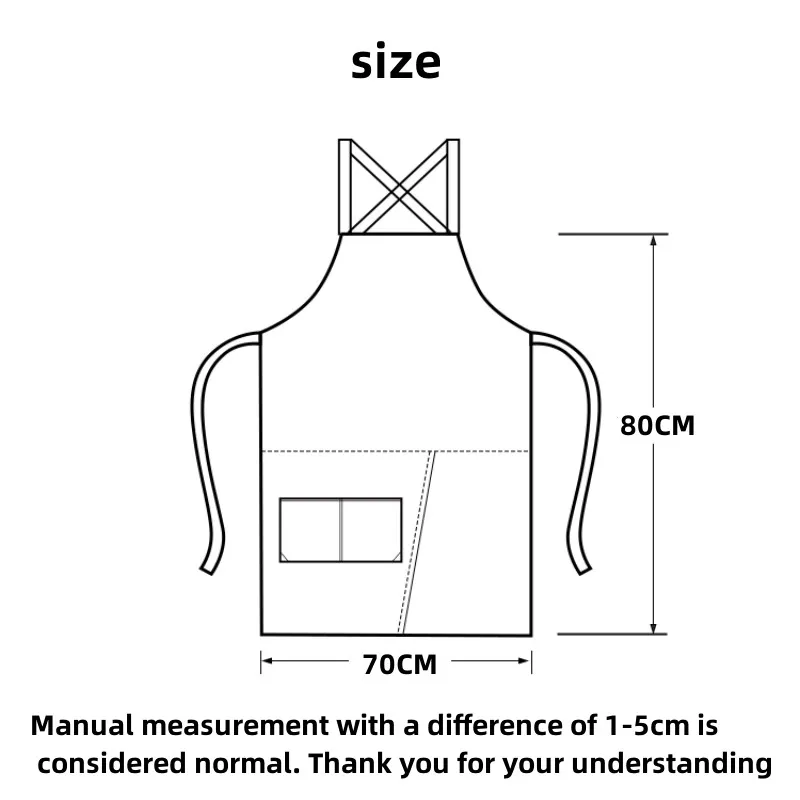 Tablier de Travail sur Mesure avec Logo pour Homme et Femme, Imperméable, pour Cuisine, Manucure, Salon de miles, Uniforme de Jardin