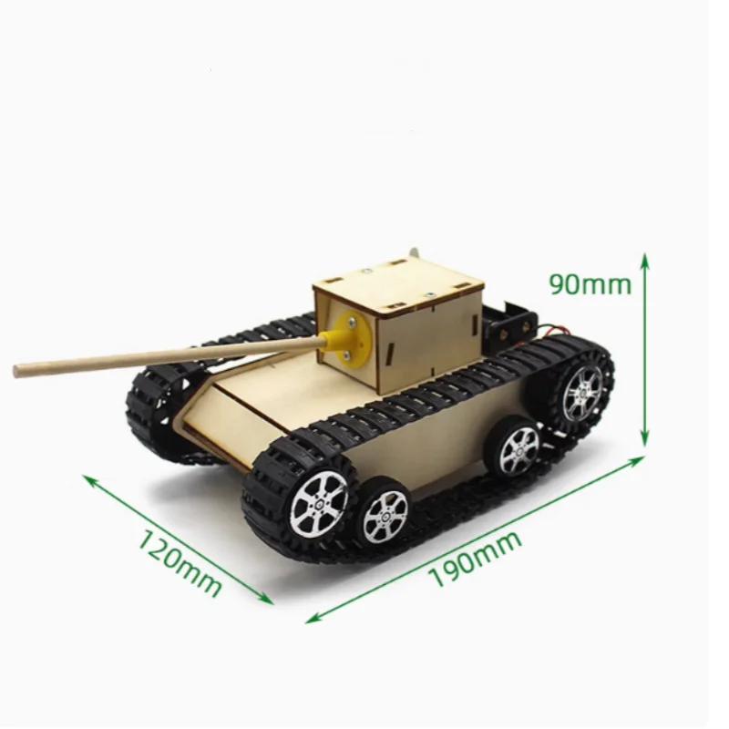 

Simulation tank model No. 1 technology small production remote control teaching aid car DIY manual assembly material package