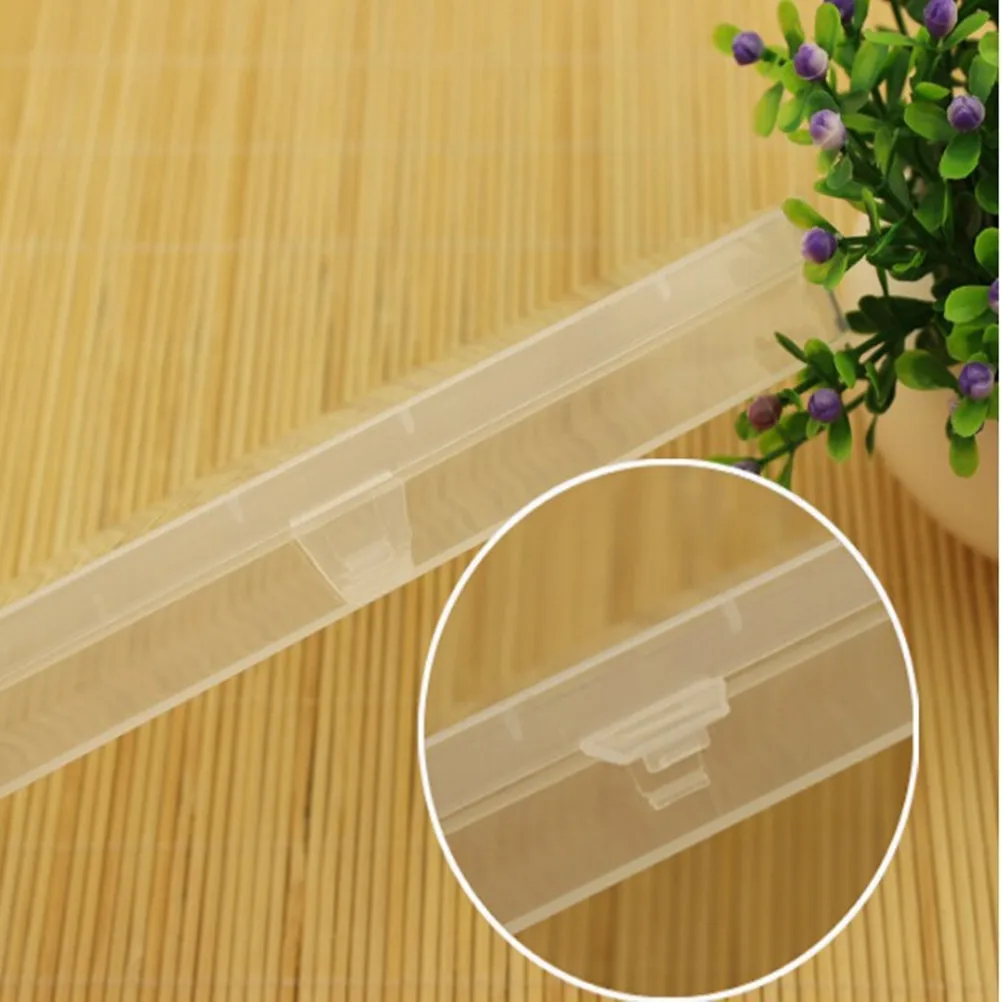 

10Pcs Plastic Storage Containers Transparent Durable Display Boxes for Cosmetics Jewelry Holder Portable Organizer