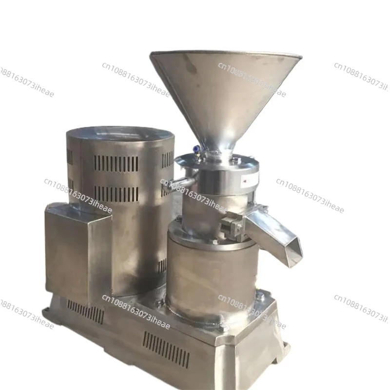Industrial Vertical Split Colloid Grinding New Condition Nut Butter Maker Almond Peanut Gear Snack Processing