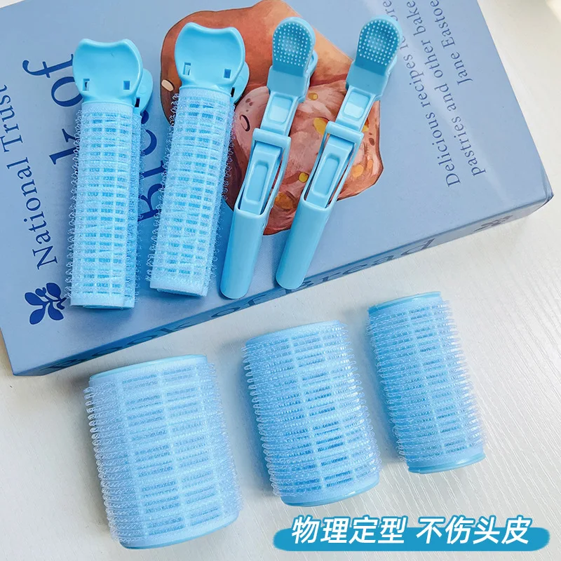 رقيق الانفجارات الطبيعية مكواة تجعيد طبقة مزدوجة موجة تشكيل أداة لتصفيف كسول جذر الشعر تكثيف المشبك تصفيف الشعر الأسطوانة