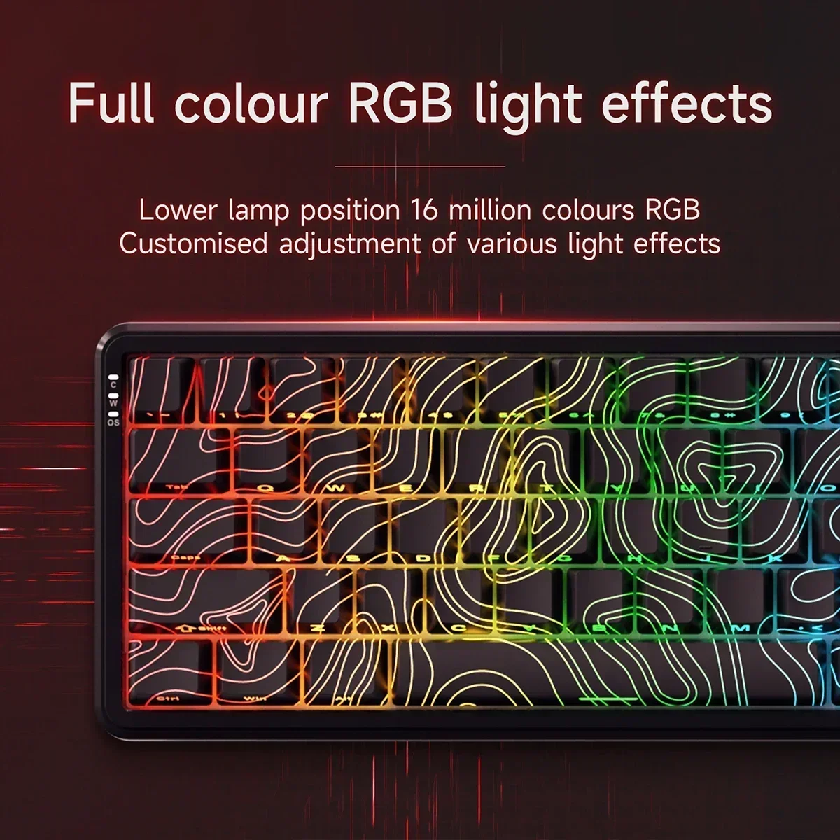 AJAZZ AK680 MAX RGB Mechanical Keyboard 8k Polling Rate Hot Swap Magnetic Switch Wired Gaming Customized Keybaord Pc Accessories