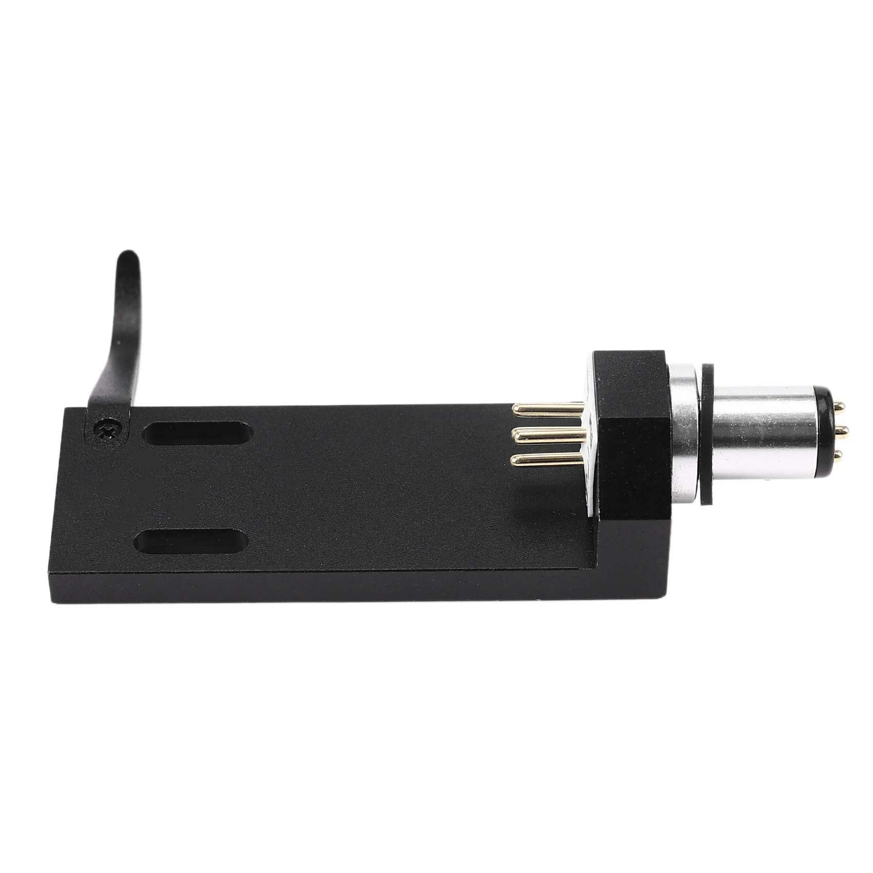 

1Pcs Black Turntable Headshell For Technics For Other Turntables 4 Pin Contacts Fit Phono Turntables Headshells XQ
