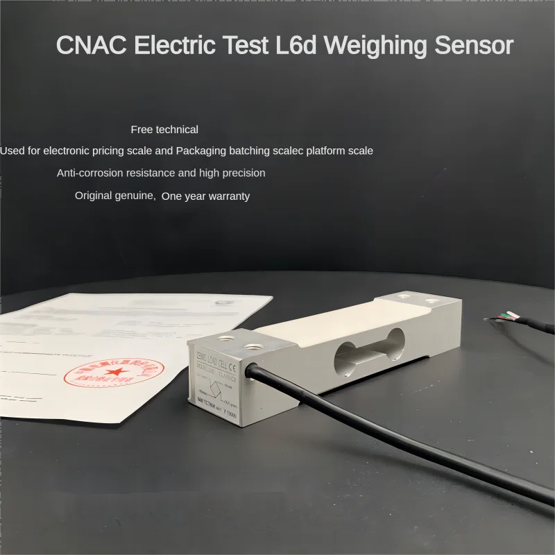 L6D Aluminum Alloy Electric Scales Weighing Sensor Load Cell Single Point Pressure Sensor Load High Precision C3