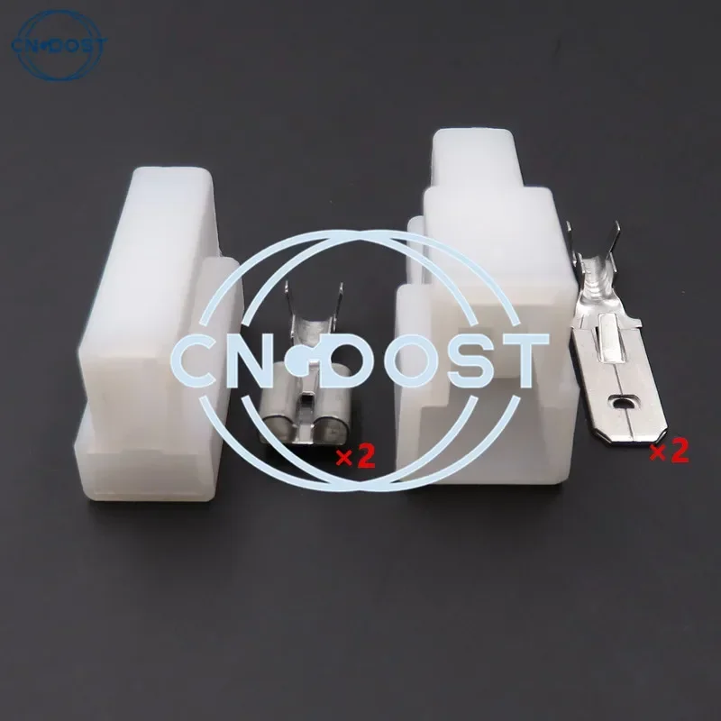 

1 Set 2 Pin 6.3mm Map Sensor Socket Plug Automobile Cable Harness Connector For Toyota AC Assembly